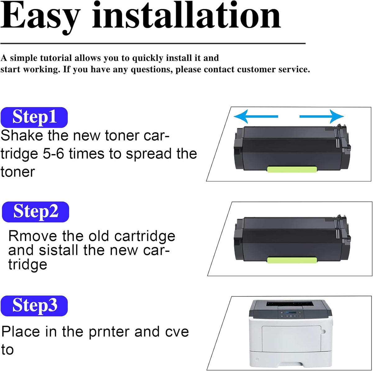 Black Compatible Toner Cartridge X148