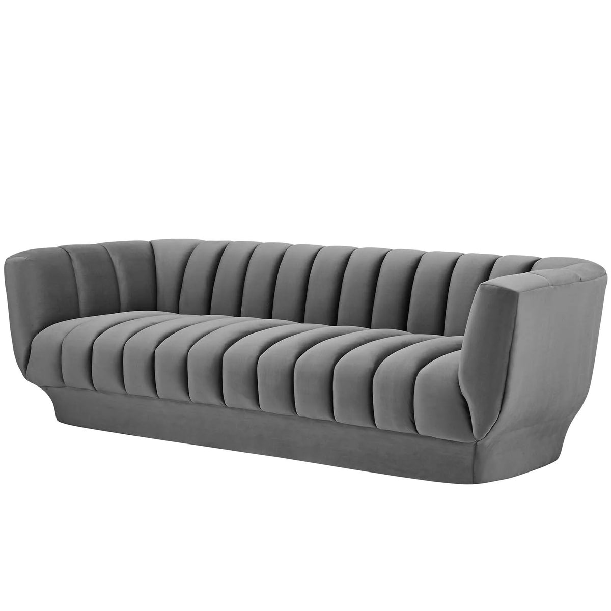 Grey Velvet Sofa B570170