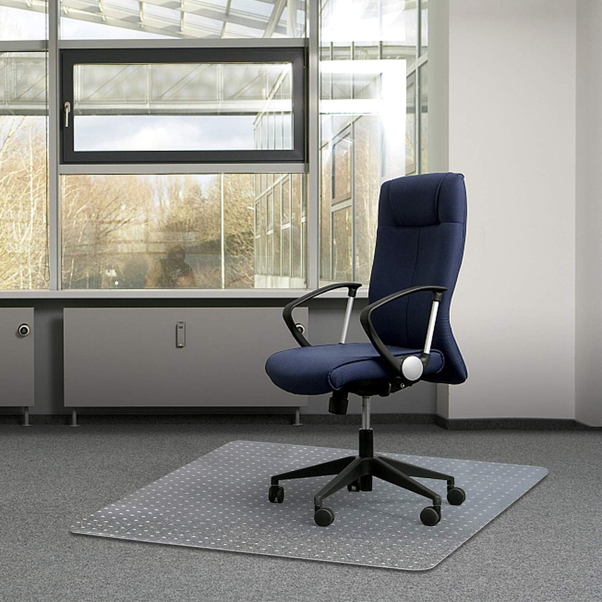 Transparent 30 X 48 with Lip Chair Mat for Carpets S89164