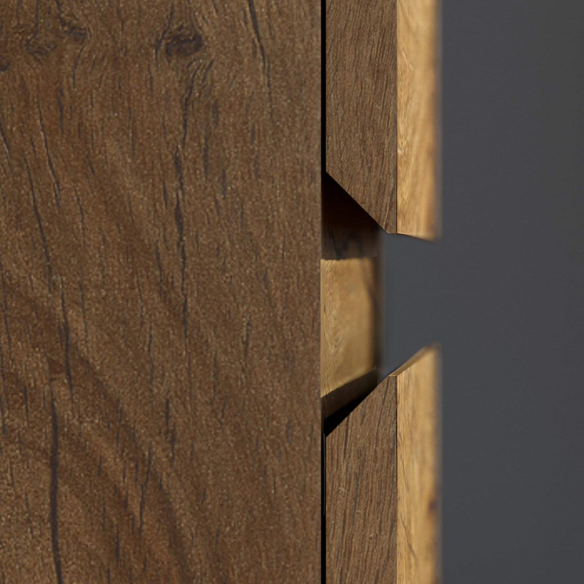 Rustic Brown File Cabinet Q4617