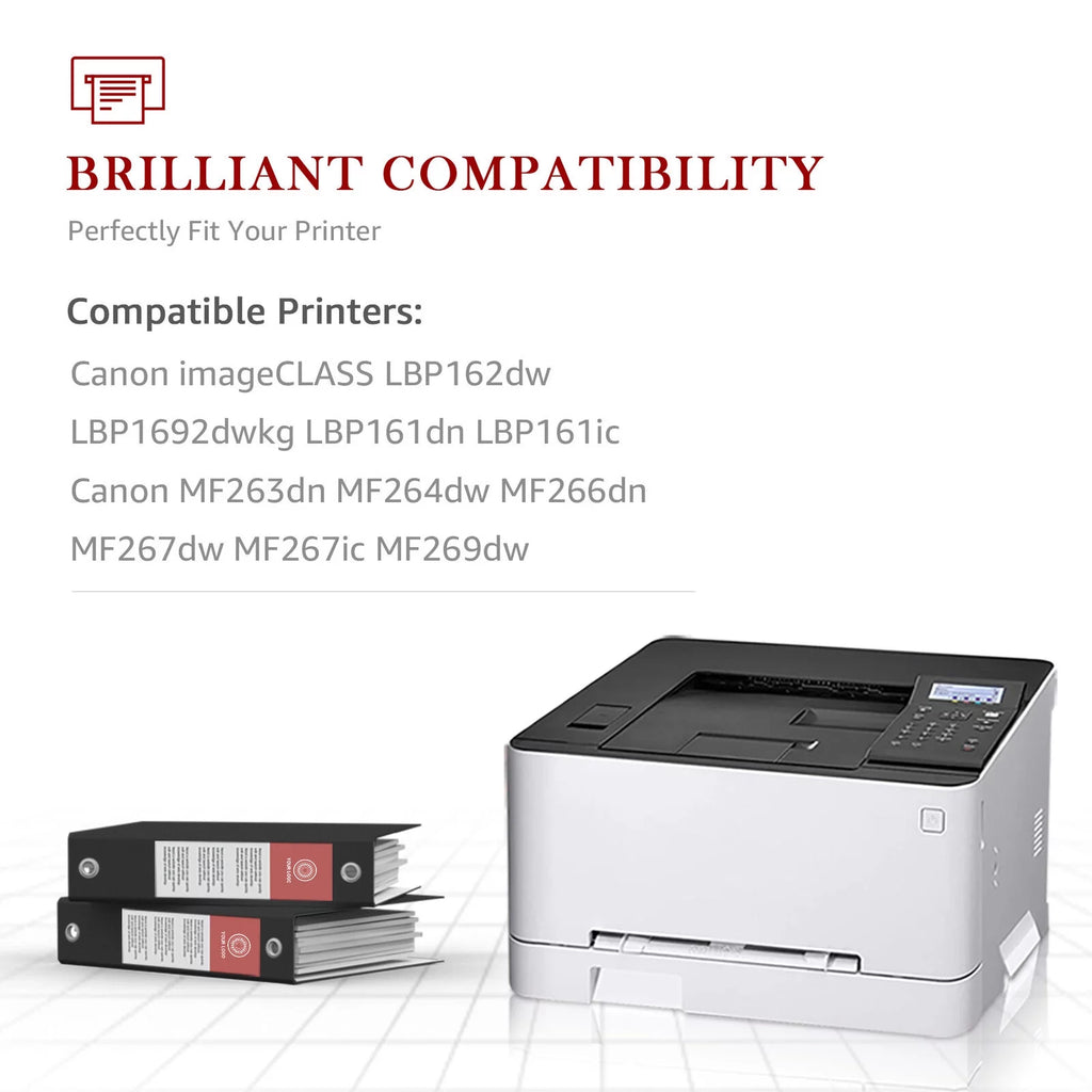 Compatible Toner for Canon 051 Printer, Black, 2-Pack K4875