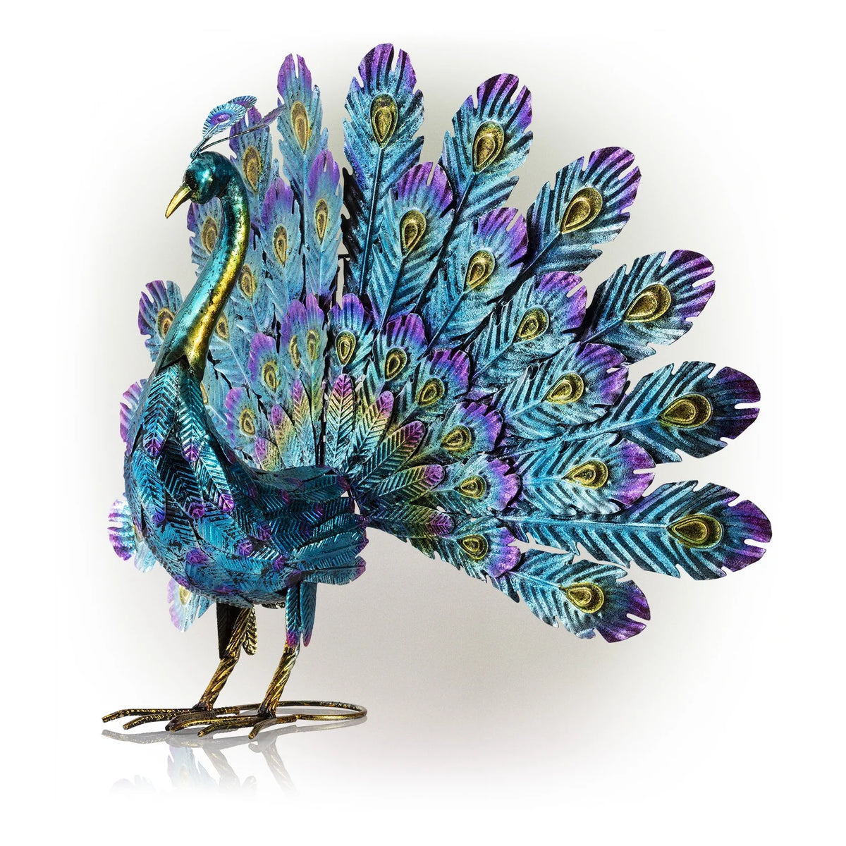 22" Peacock Garden Statue C251