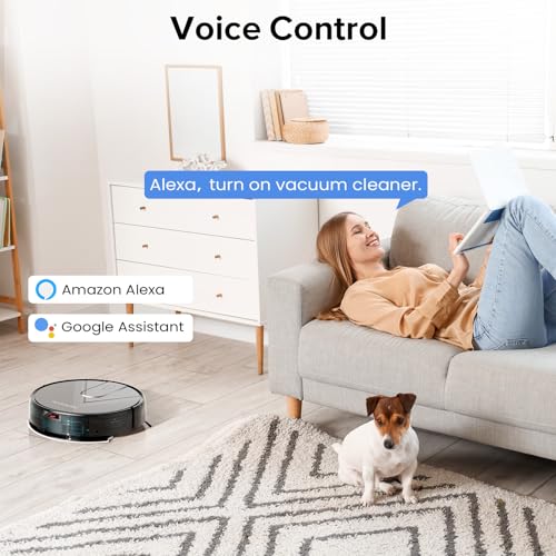 Robot Vacuum and Mop Combo with 4000Pa Suction F19518