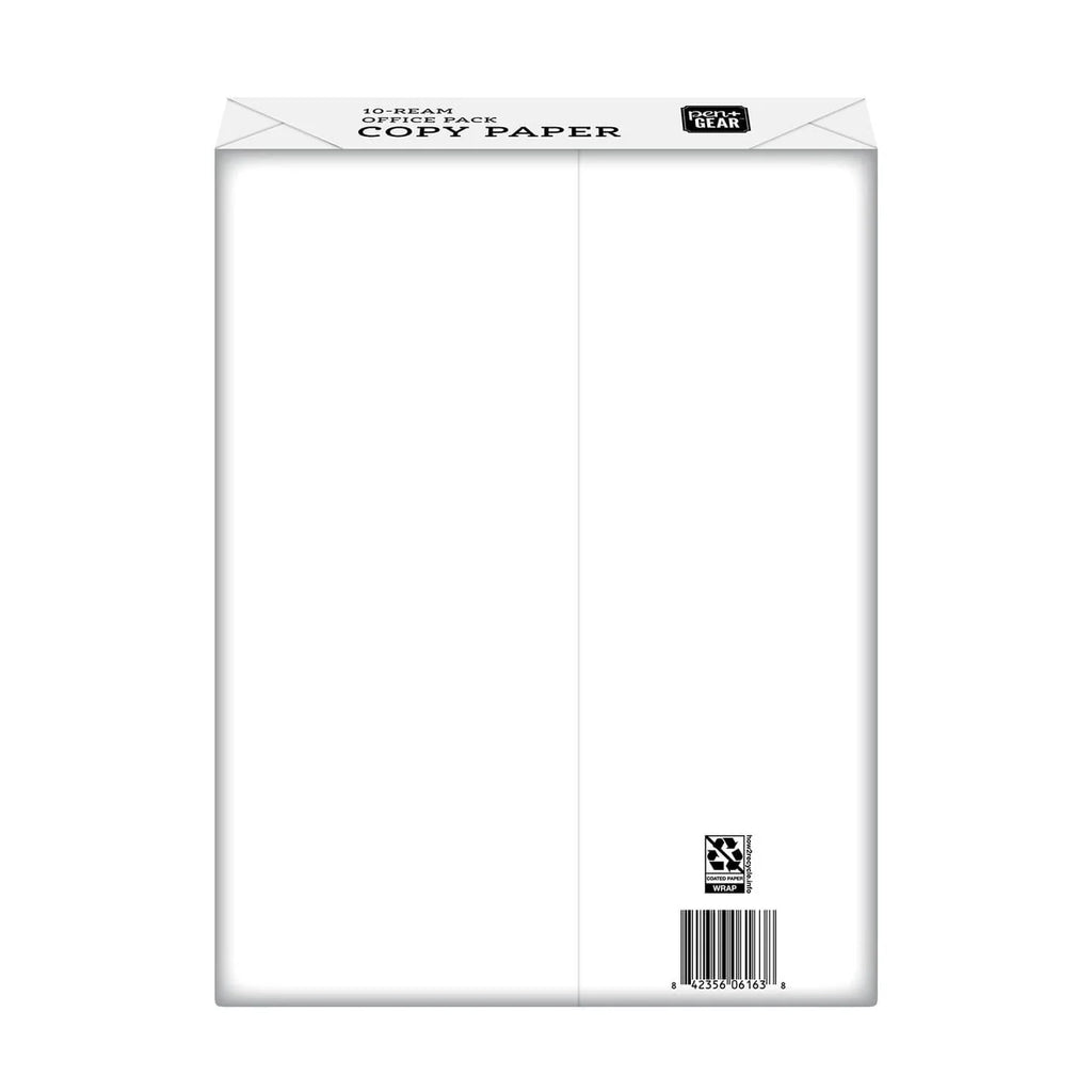 Copy Paper, 8.5 x 11, 92 Bright White, 20 lb., 10 Ream Case (5,000 Sheets) X999389