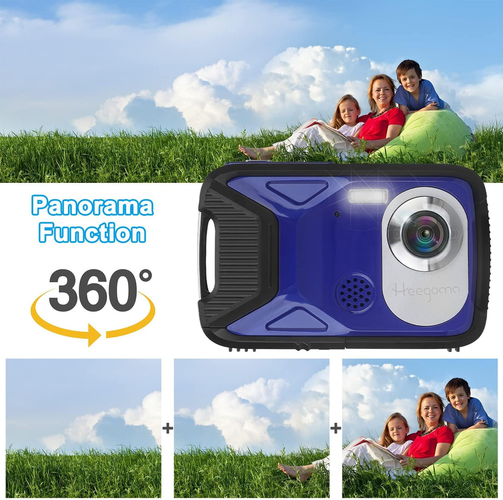 Waterproof 1080P 21MP Digital Camera with 2.8 LCD Screen 8X Zoom C653641