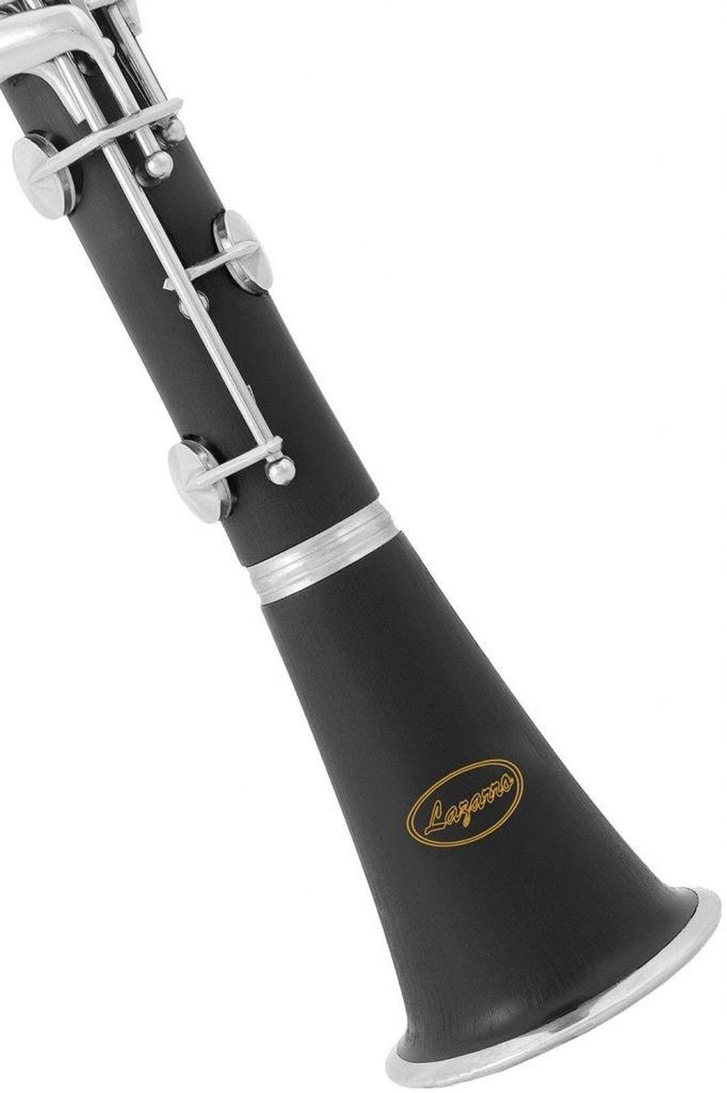 Black Ebonite Silver Keys Bb Clarinet with 11 Reeds Case Care Kit P963