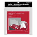 Safety Shield Leg Stands - Pack of 12 W61813