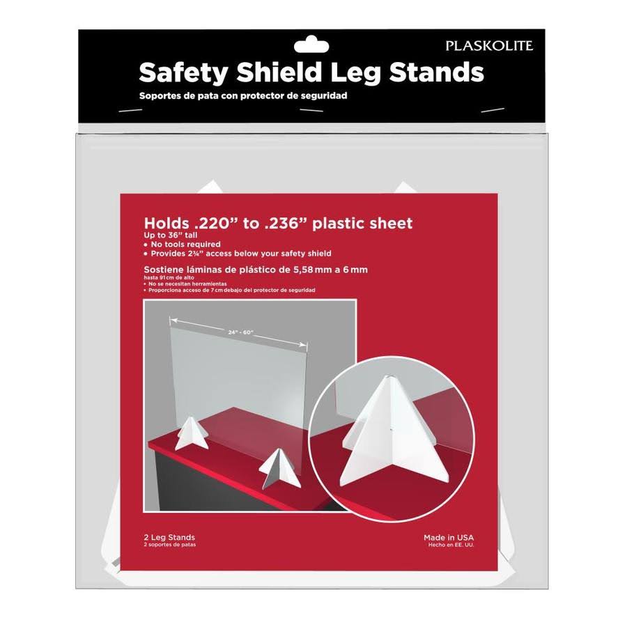 Safety Shield Leg Stands - Pack of 12 W61813