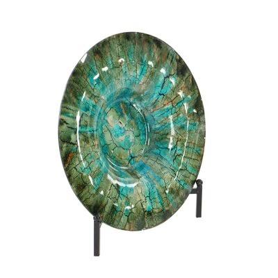 Round Glass Charger J73301