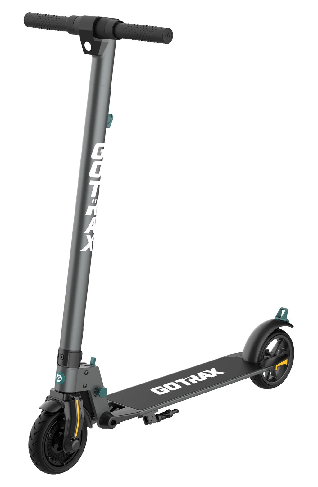 Foldable Electric Scooter with 6 Tires, 200W 12mph, Gray A682488