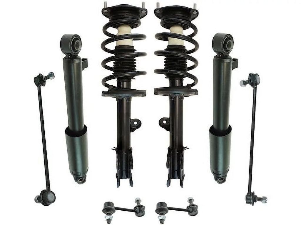 Shock Strut Coil Spring Sway Bar Link Kit 8 Piece G718