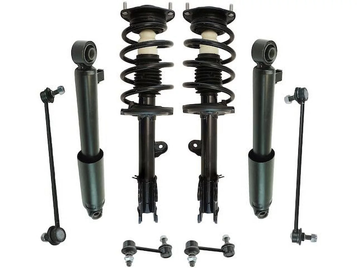 Shock Strut Coil Spring Sway Bar Link Kit 8 Piece G718