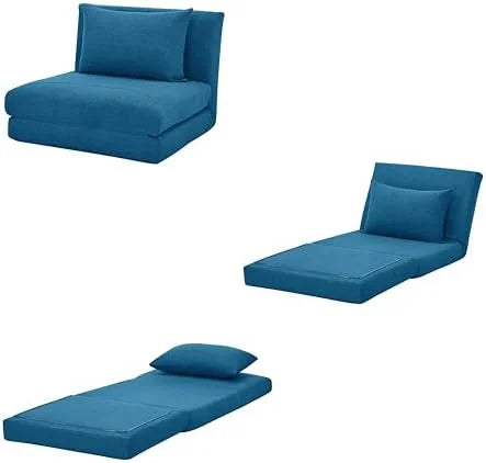 Convertible Chair Bed with 1 Matching Pillow I3458