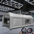 Inflatable Paint Spray Booth Work Tent with Filter System 26*15*10 Ft Q522