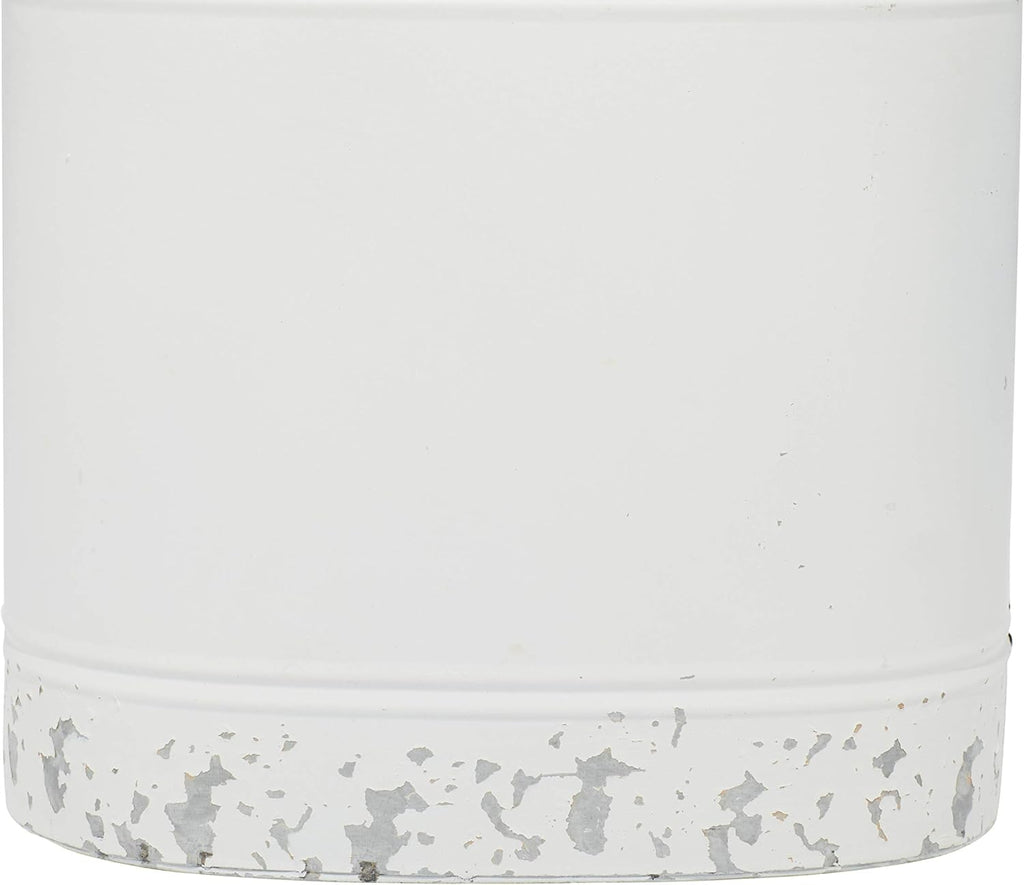 White Decorative Milk Can Pack of 2 Z3015