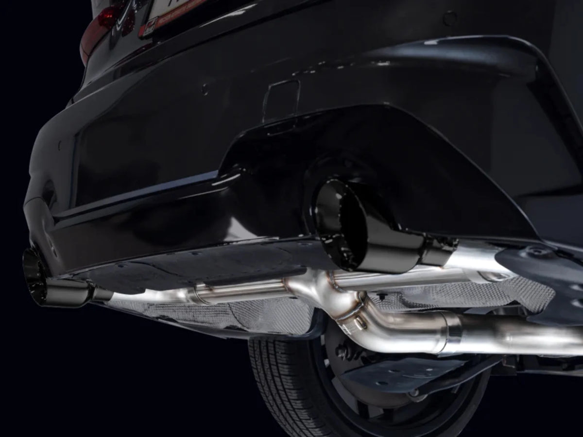 Diamond Black Axle Back Exhaust W600