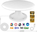 White 720° Omni Directional Digital HD TV Antenna with 35ft Cable K599333