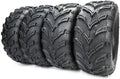 Set of 4 All Terrain ATV UTV Tires 25x8-12 Front 25x10-12 Rear 6PR J8453