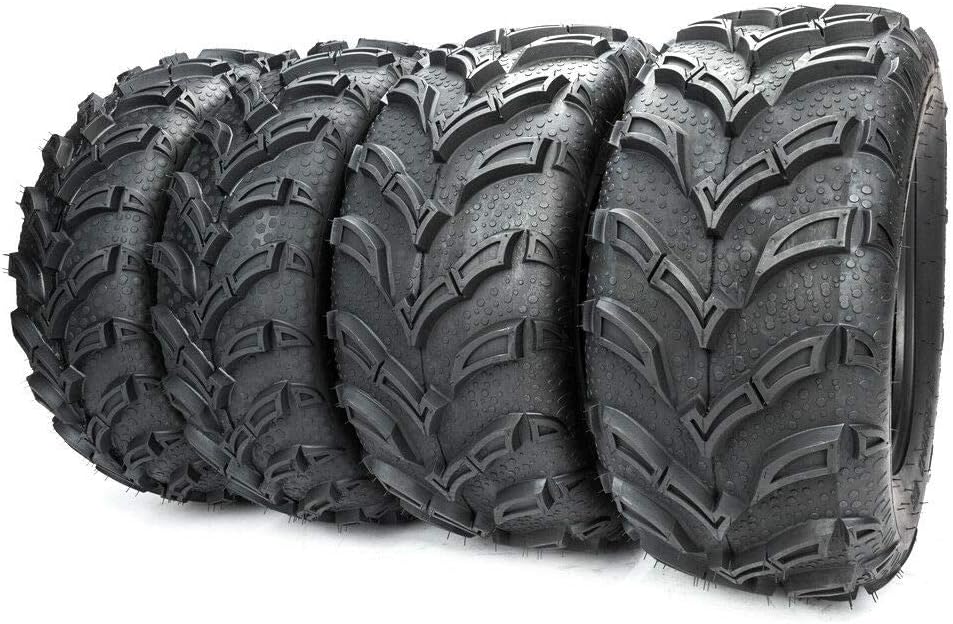 Set of 4 All Terrain ATV UTV Tires 25x8-12 Front 25x10-12 Rear 6PR J8453