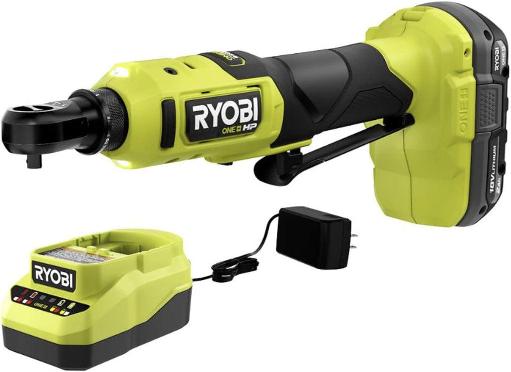 18V 1/4" Brushless Cordless Compact Electric Ratchet Kit with 2.0Ah Lithium Battery and Charger Q150