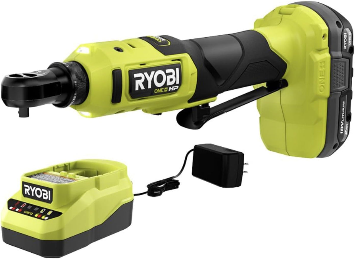 18V 1/4" Brushless Cordless Compact Electric Ratchet Kit with 2.0Ah Lithium Battery and Charger Q150
