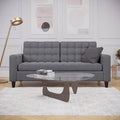 Light Gray Polyester Sofa K598