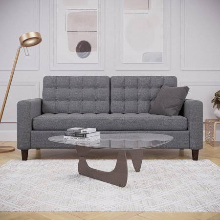 Light Gray Polyester Sofa K598
