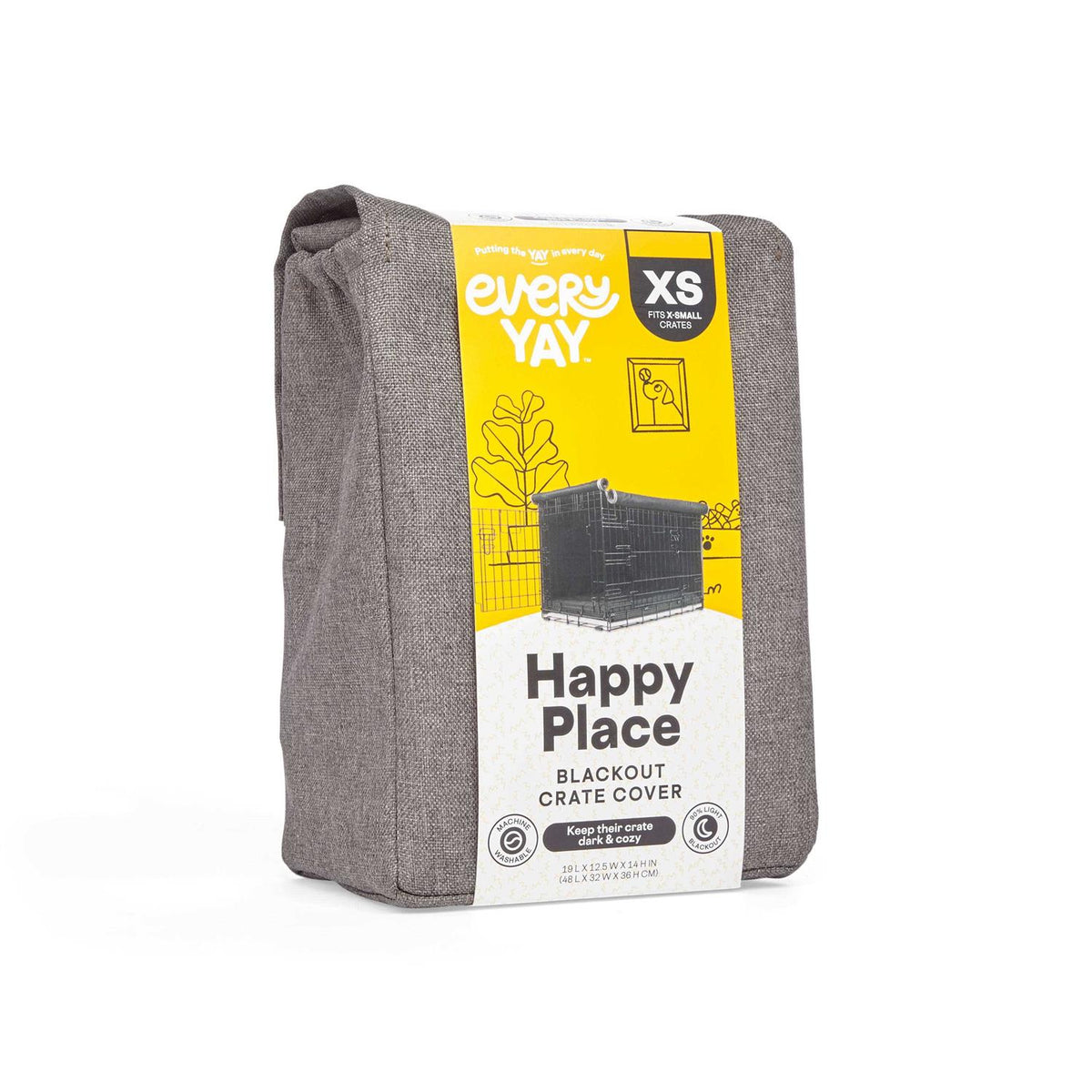 Grey Dog Crate Cover H8512