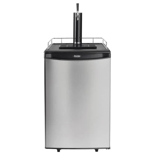 5.4 cft Single Tap Keg Cooler in Stainless P24098