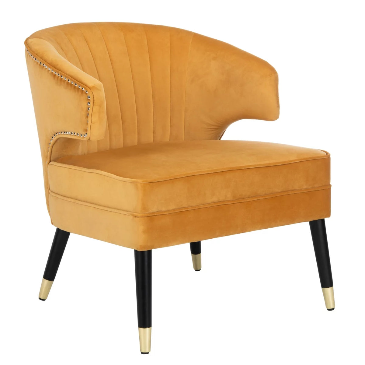 Mid-Century Retro Wingback Accent Chair V83500