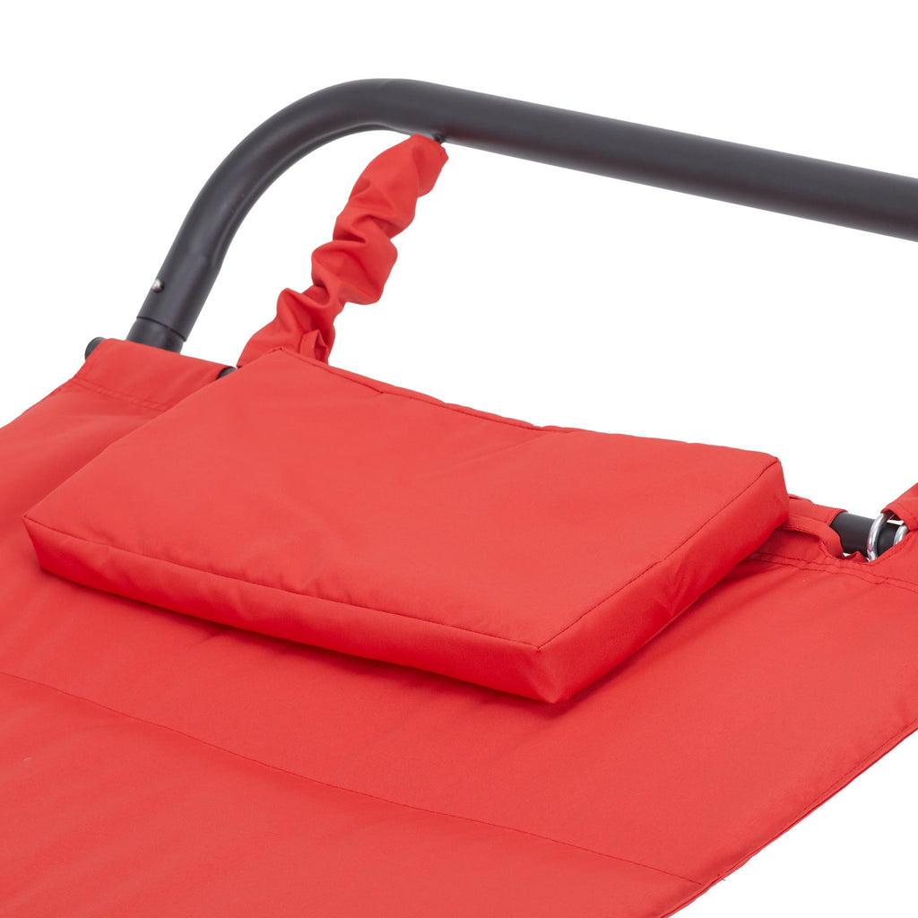 Polyester Hammock with Stand and Pillow V8184