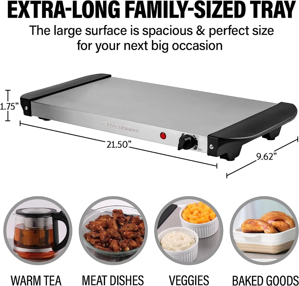 Silver Electric Warming Tray E628534