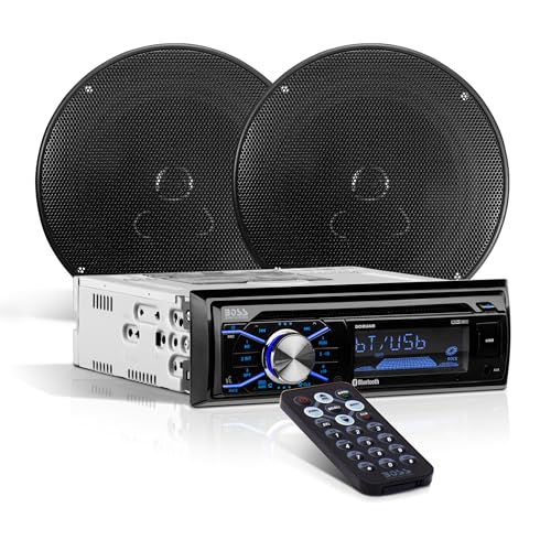 Single Din Bluetooth Car Stereo with 6.5 Inch 2 Way Speakers E2357