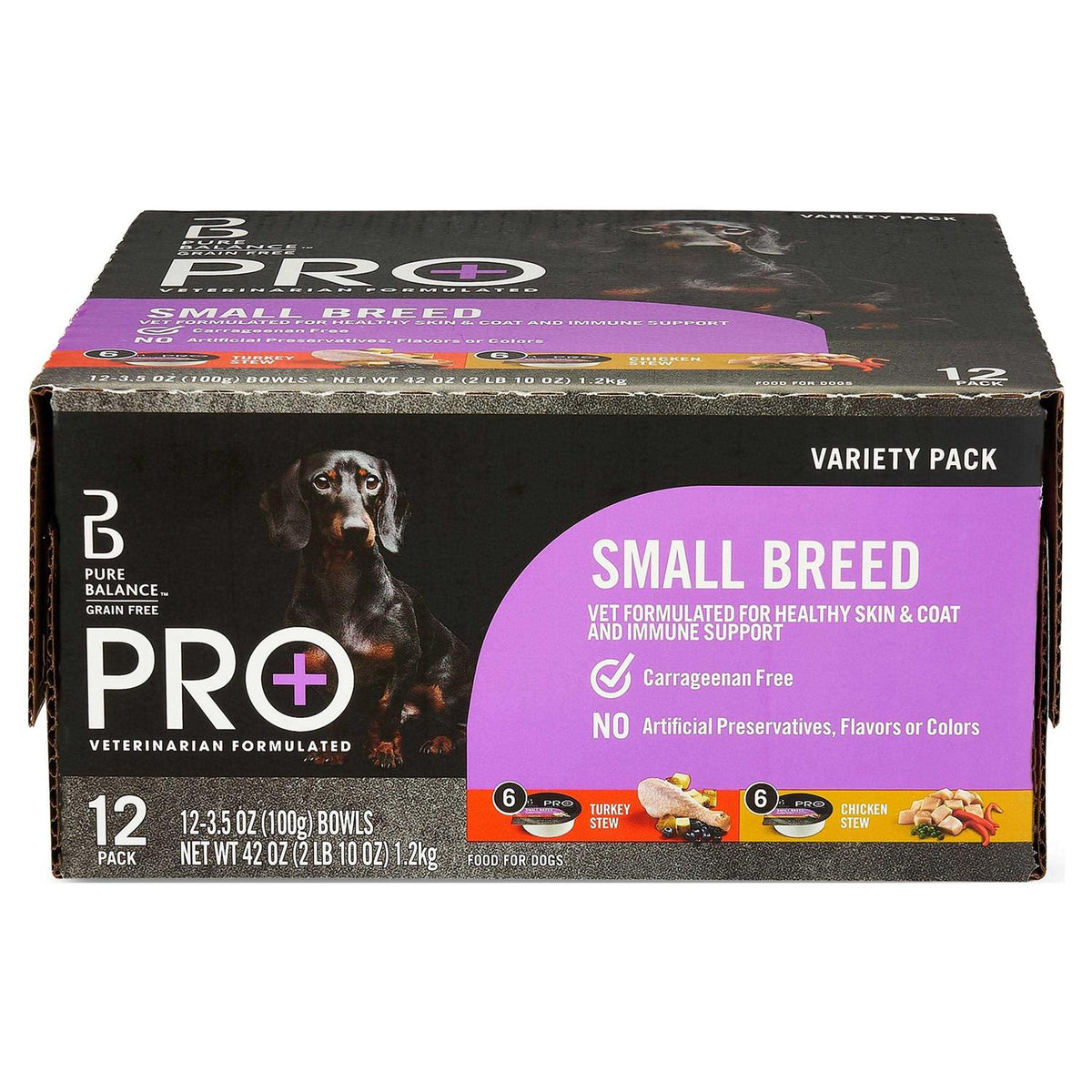 Small Breed Turkey and Chicken Stew Variety Pack Wet Dog Food 3.5oz Cups T85976