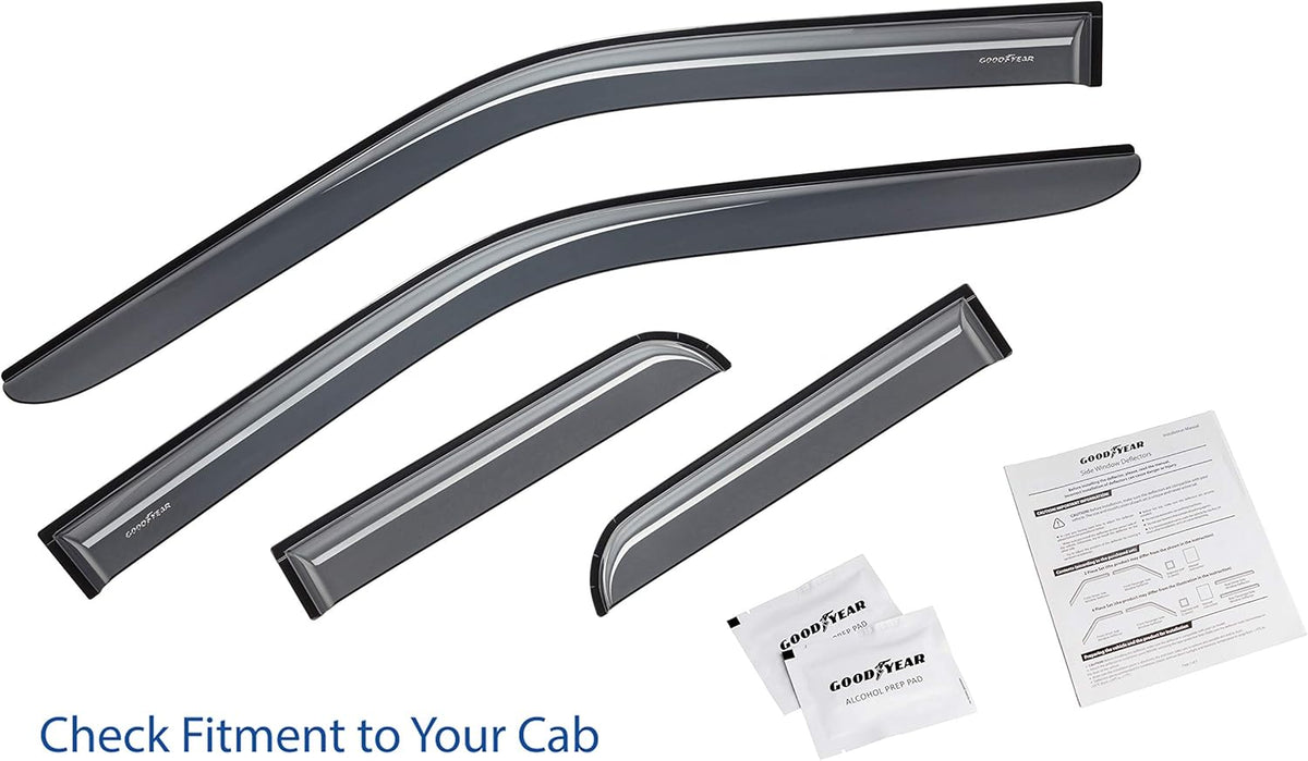 Tape-on Window Deflectors 4 pcs G94225