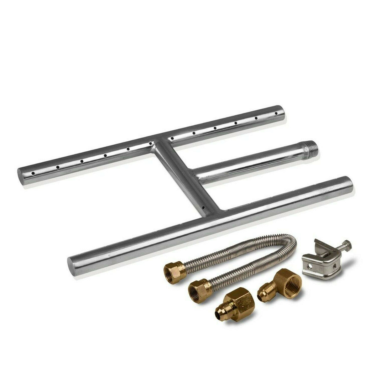 12x22 x 6x22 Natural Gas Fire Pit and Fireplace H-Burner with Connection Kit C17411