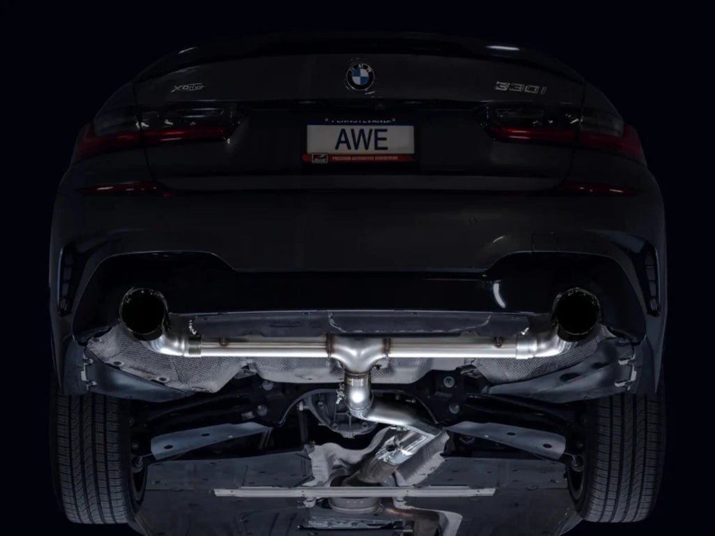 Diamond Black Axle Back Exhaust W600