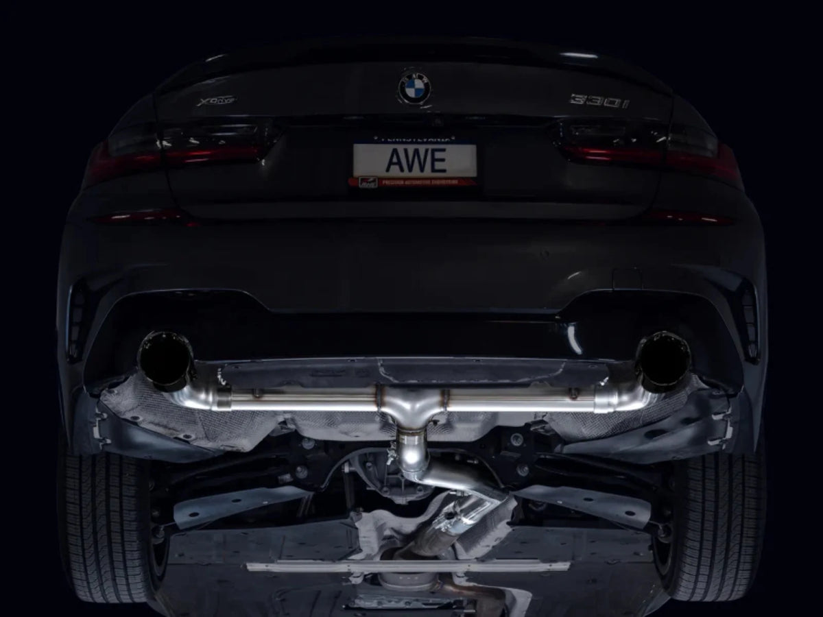 Diamond Black Axle Back Exhaust W600