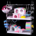 Large Hamster Cage with Crossover Tubes Tunnels Z235714