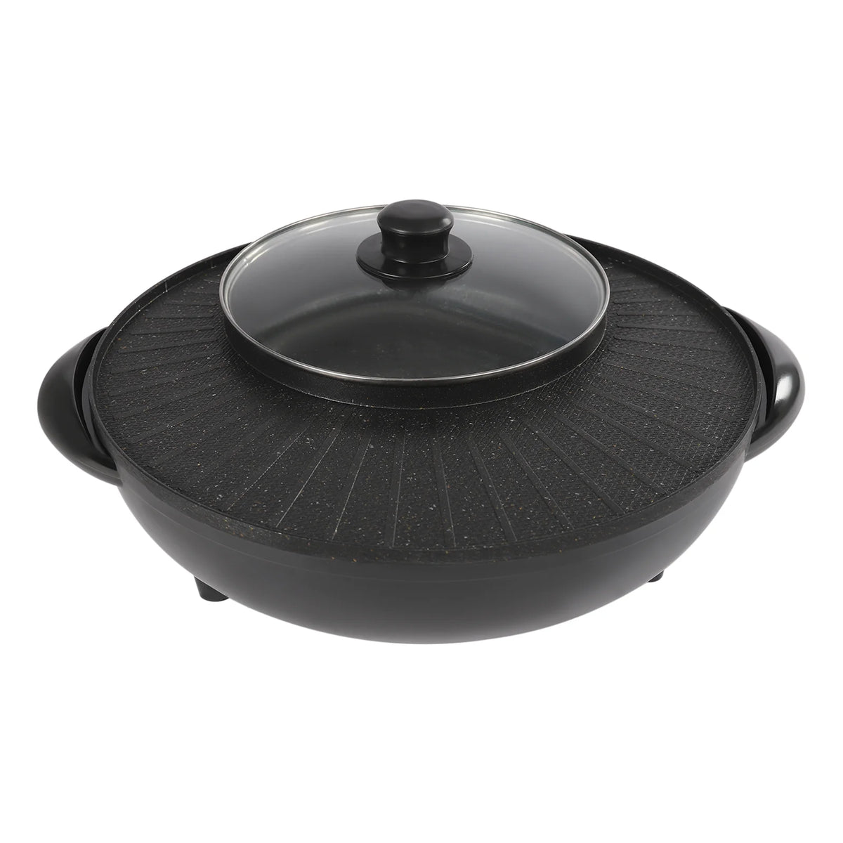 Portable Circular Hotpot Grill Combo Nonstick P814