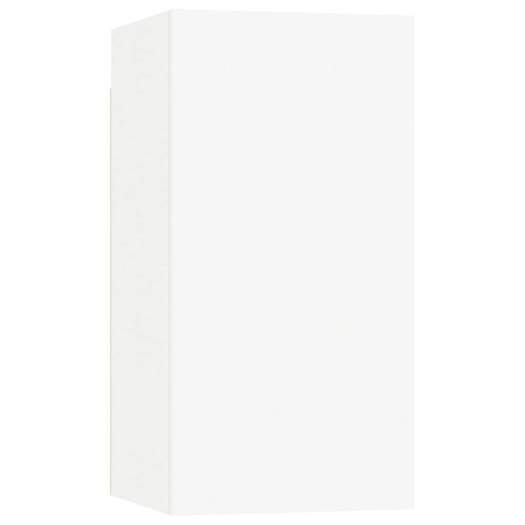 White and Sonoma Oak Chipboard TV Cabinet N62802