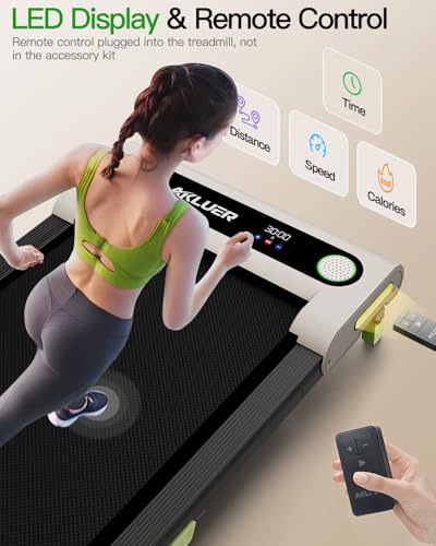 2.5 HP Under Desk Treadmill with Remote Control and LED Display J8482