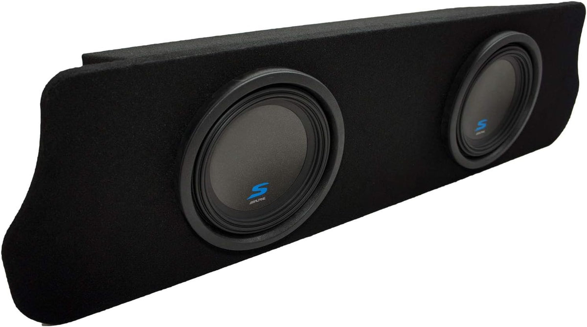 Compatible with 1994-2004 Ford Mustang Coupe Dual 10 Subwoofer Box Enclosure N39267