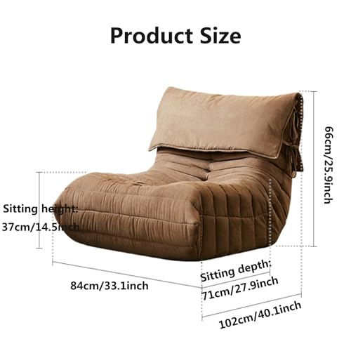 Pink Floor Sofa with Removable Headrest H9491