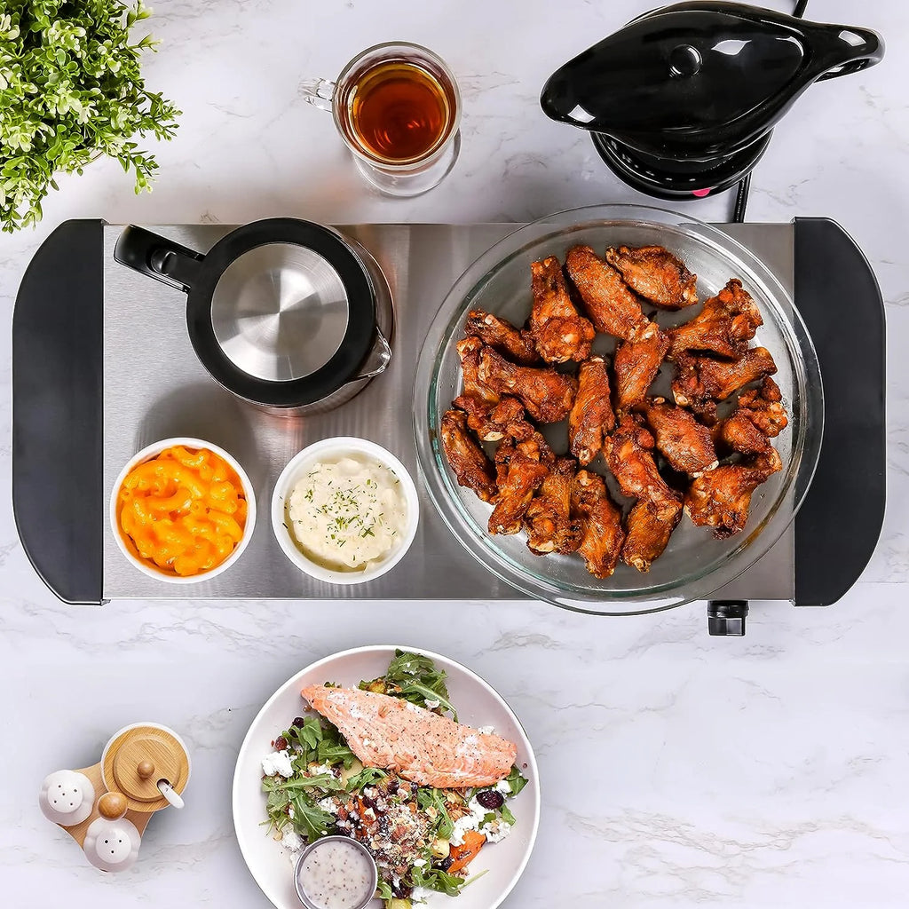 Silver Electric Warming Tray E628534
