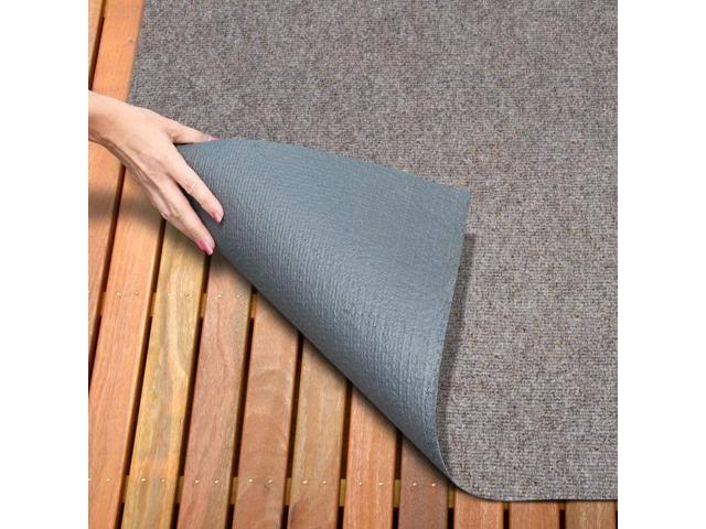 Brown 6 Feet x 20 Feet Indoor Outdoor Carpet with Rubber Backing G1574