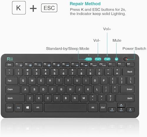 2.4 Gigahertz Ultra-Slim Wireless Keyboard and Mouse Combo (Black) Z23305