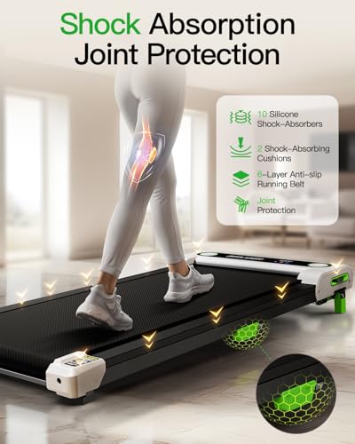 2.5 HP Under Desk Treadmill with Remote Control and LED Display J8482