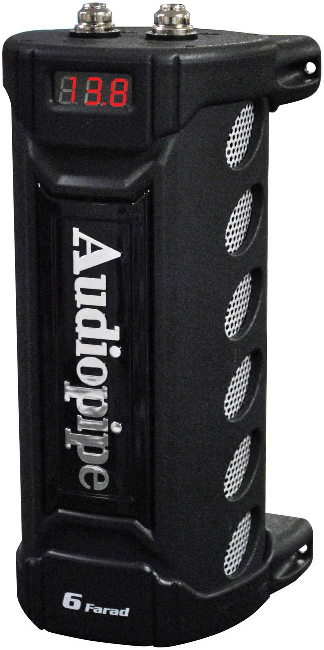Black 6 Farad Capacitor with Digital Display P2092