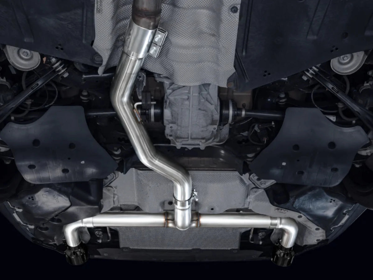 Diamond Black Axle Back Exhaust W600